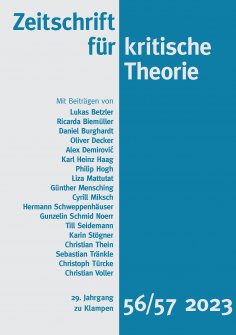 eBook: Zeitschrift für kritische Theorie / Zeitschrift für kritische Theorie, Heft 56/57