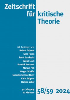 eBook: Zeitschrift für kritische Theorie, Heft 58/59