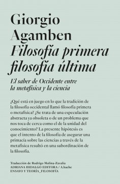 ebook: Filosofía primera filosofía última