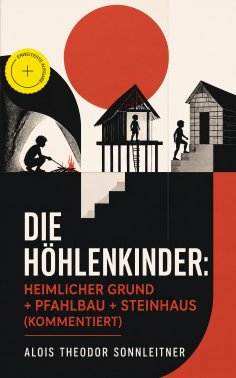 eBook: Die Höhlenkinder: Heimlicher Grund + Pfahlbau + Steinhaus (Kommentiert)