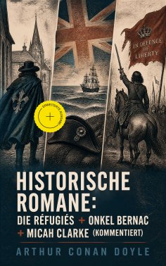 ebook: Historische Romane: Die Réfugiés + Onkel Bernac + Micah Clarke (Kommentiert)