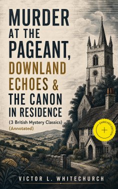 ebook: MURDER AT THE PAGEANT, DOWNLAND ECHOES & THE CANON IN RESIDENCE (3 British Mystery Classics) (Annota