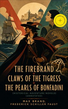 eBook: THE FIREBRAND + CLAWS OF THE TIGRESS + THE PEARLS OF BONFADINI (Historical Adventure Novels) (Annota