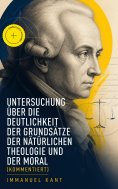 ebook: Untersuchung über die Deutlichkeit der Grundsätze der natürlichen Theologie und der Moral (Kommentie