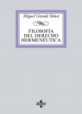 ebook: Filosofía del Derecho hermenéutica