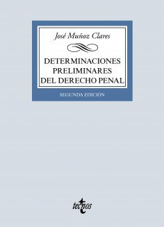ebook: Determinaciones preliminares del Derecho penal