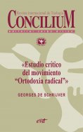 ebook: Estudio crítico del movimiento «Ortodoxia radical». Concilium 355 (2014)