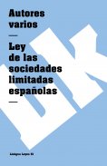 eBook: Ley de las sociedades limitadas españolas