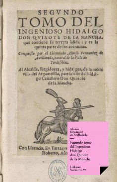 eBook: Segundo tomo del Ingenioso Hidalgo don Quijote de la Mancha