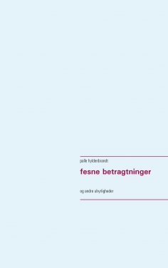 eBook: fesne betragtninger