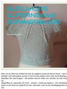eBook: Gurlimors supernemme sommerbluse
