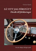 ebook: Så vitt jag förstått