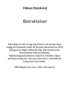 eBook: Betraktelser