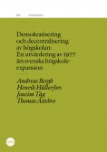 eBook: Demokratisering och decentralisering av högskolan
