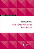 ebook: EIB Working Papers 2019/08 - Investment: What holds Romanian firms back?