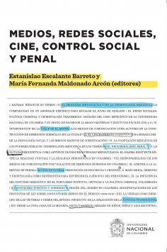 ebook: Medios, redes sociales, cine, control social y penal