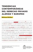 ebook: Tendencias contemporáneas del derecho privado alemán y europeo