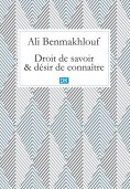 eBook: Droit de savoir et désir de connaître (Essais)