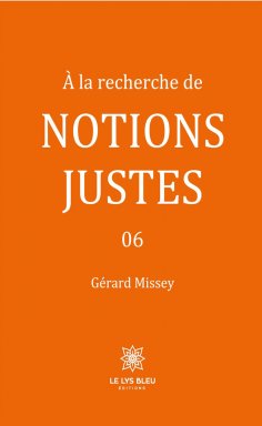 eBook: À la recherche de notions justes - Tome  6