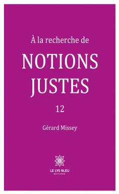 eBook: À la recherche de notions justes - Tome 12